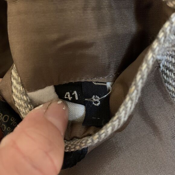 Witty Brothers Vintage Blazer Jacket Wool Linen Preppy academia Retro Tan 41 S - Picture 7 of 7